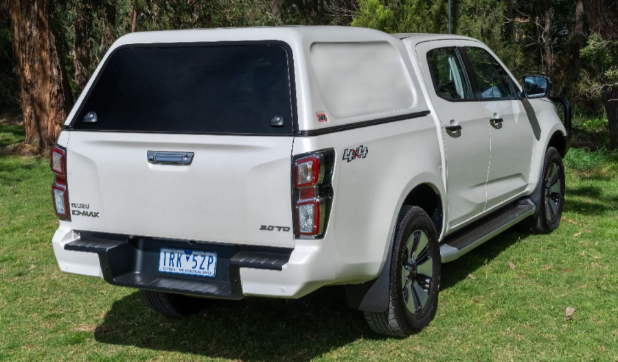 Basic Hardtop für Isuzu D-Max DC `21-> flach, glatt, seitlich geschlossen