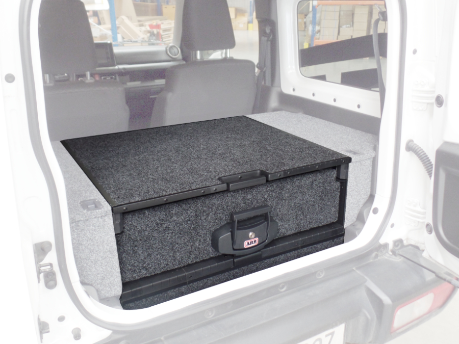 Outback Modular Schublade, mit Auszug, 845 x 790 x 280 (Außen in mm), grau