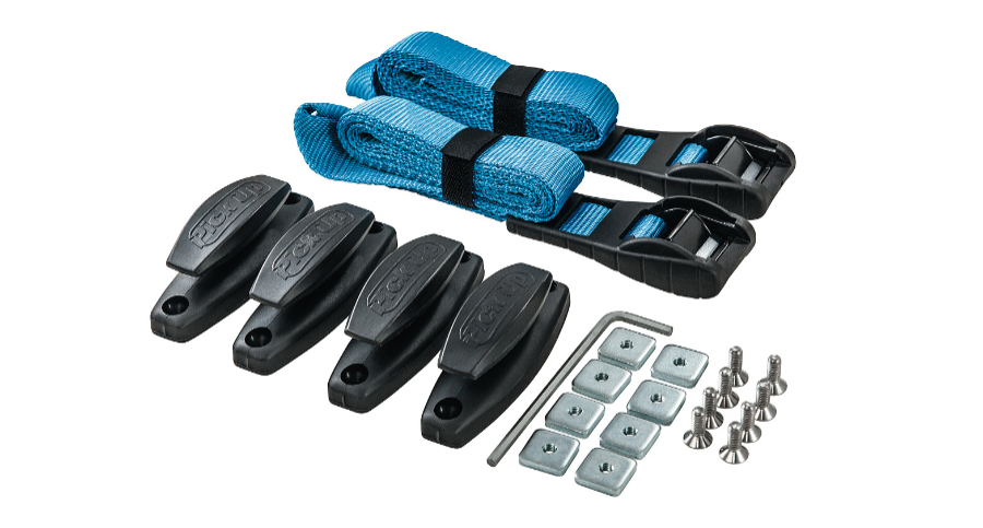Rhino Rack Zurrgurt (2), Klemmschloß mit Gummischutz, 2,2m lang