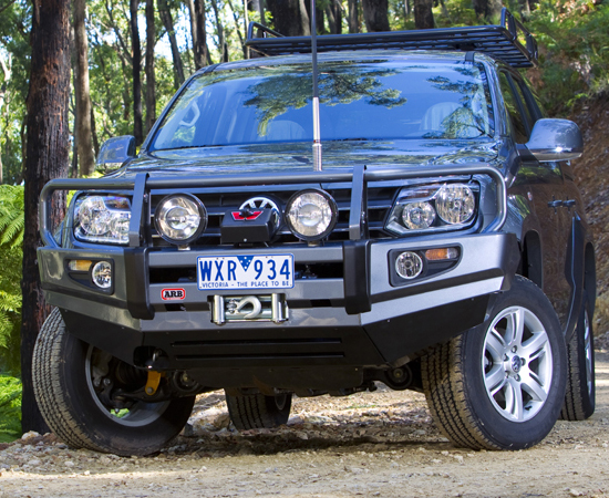 ARB-Windenstoßstange VW Amarok bis `16 schwarz beschichtet, mit Parksensor
