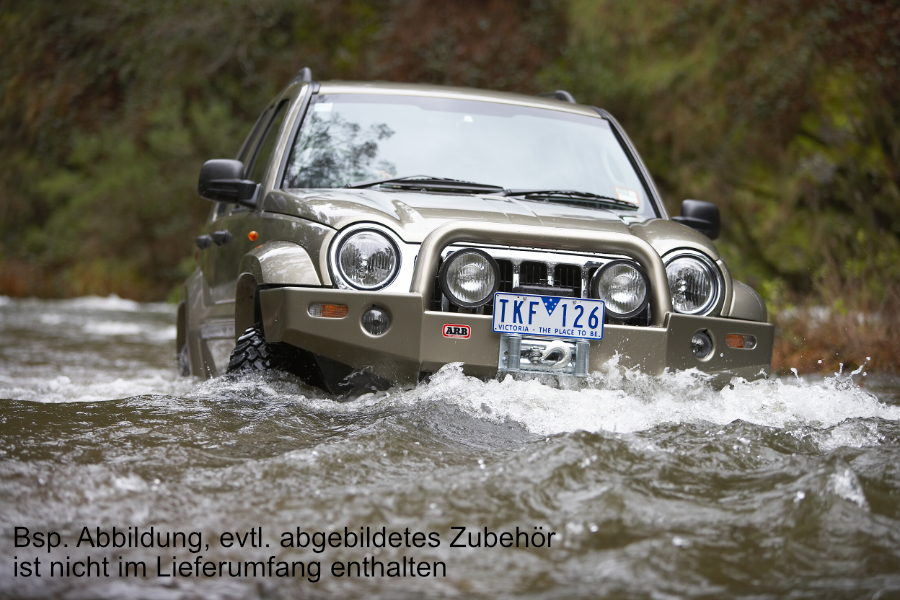 ARB Windenstoßstange Jeep Cherokee KJ #3450160, bis Modell `04, grau metallic,