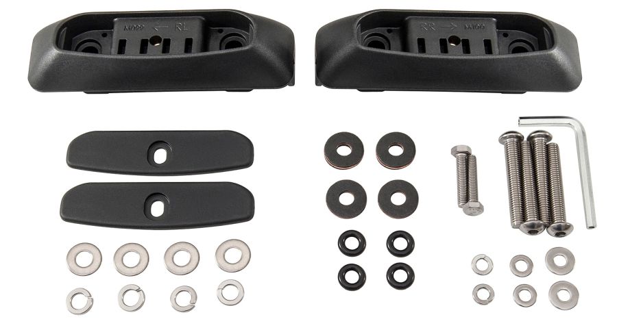 Rhino Rack Basiskit (2 Stück) Toyota J100 hinten