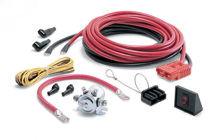WARN Stromkabel 8m, mit 175A Stecker und Abdeckung, incl. Trennrelais