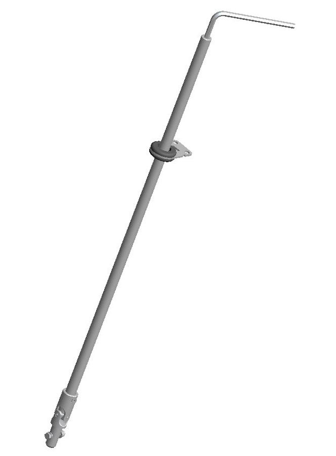 Verlängerungsgestänge-Kit 600mm für Freilaufhebel, mit Gelenk