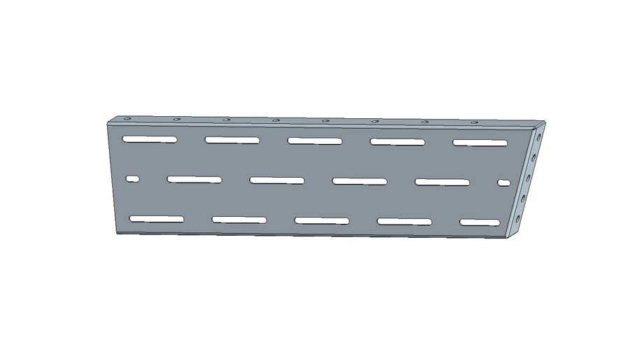 Muli-Rack Ersatz Seiteblech schräg für 55-02-0030, außen, DoubleCab