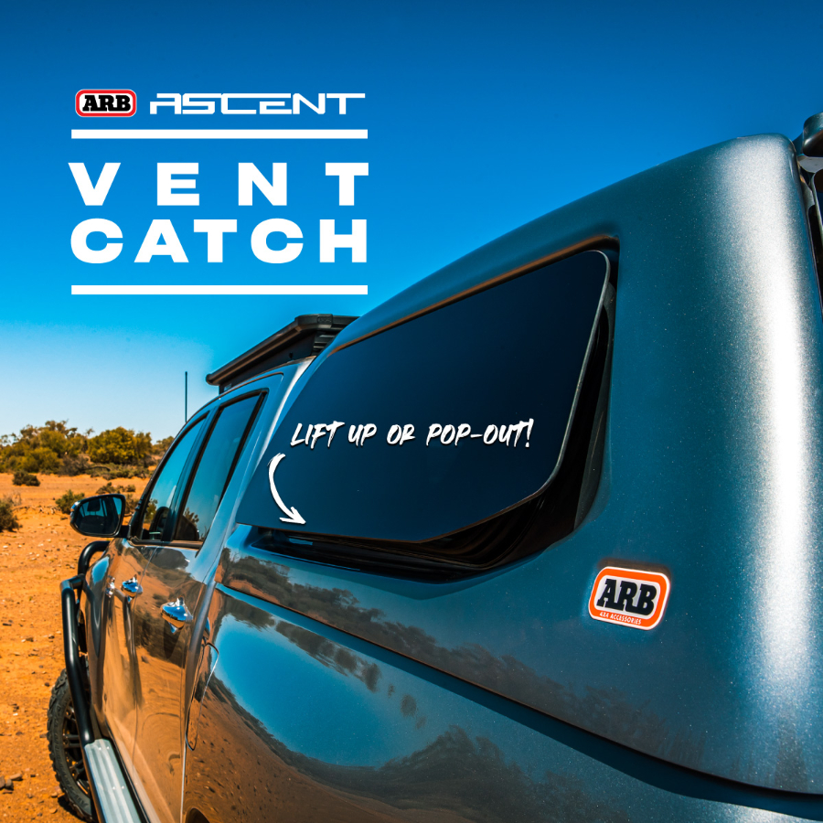 ARB Ascent dual stage window catch, Abstandshalter für ARB Ascent Hardtops