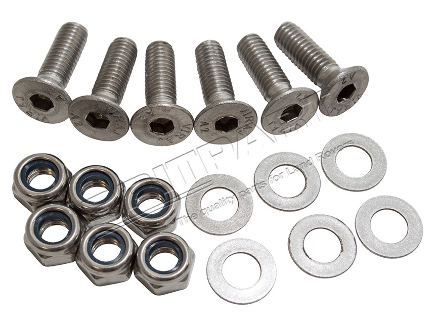 Britpart DA1135 Bonnet Hinge Schraube Satz S/s - Def für Defender