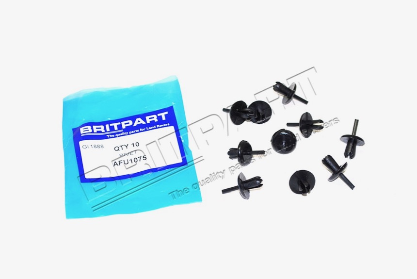 AFU1075 1 Kunstoffniet, zur Befestigung der Kunstoffverbreiterung des Defenders.