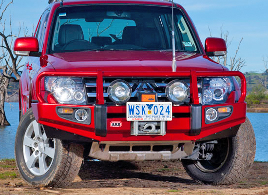 ARB-Windenstoßstange Mitsubishi Pajero V80, -12/`11, #3434170