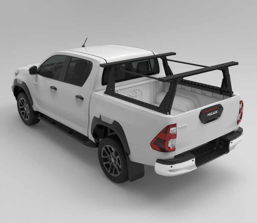 Muli-Rack System ''hoch'' DoubleCab, inkl. 2 Rhino Rack Reconn Querträger