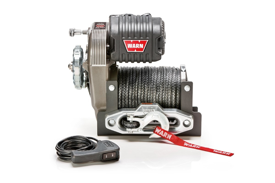 WARN Seilwinde M8274-10.000 12V 4.500 kg Zugkraft, Kunststoffseil