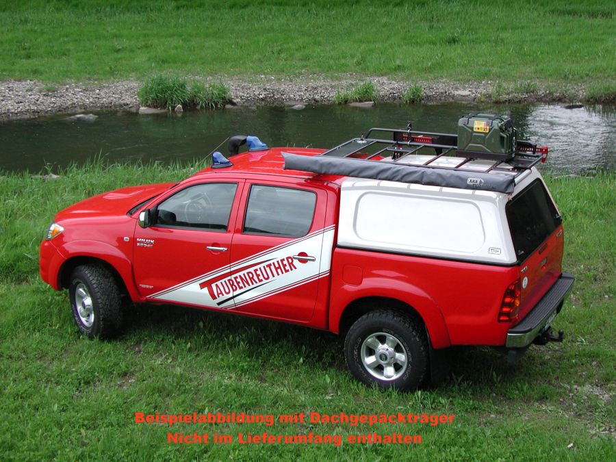 Basic Hardtop für Toyota Hilux `05-16 Doka flach, seitl. geschlossen
