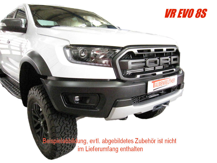 Seilwinden Set für Ford Ranger Raptor 2019 - 11/2022, inkl. WARN VR EVO 8s