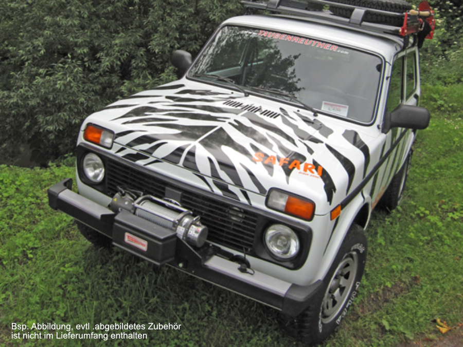 Seilwinden Set Lada Niva (Taiga) inkl. WARN VR EVO 8s