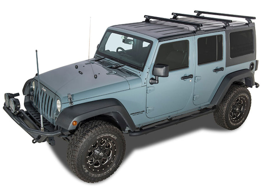 Rhino Rack Heavy Duty 1500mm (3),schwarz Backbone, RLT600, Wrangler JK, 4-trg