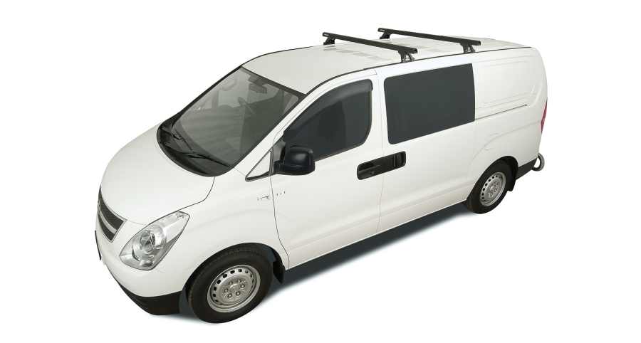 Rhino Rack HD Querträger, 1500mm (2) Hyundai H1, `08->, inkl. Schienen+Füße