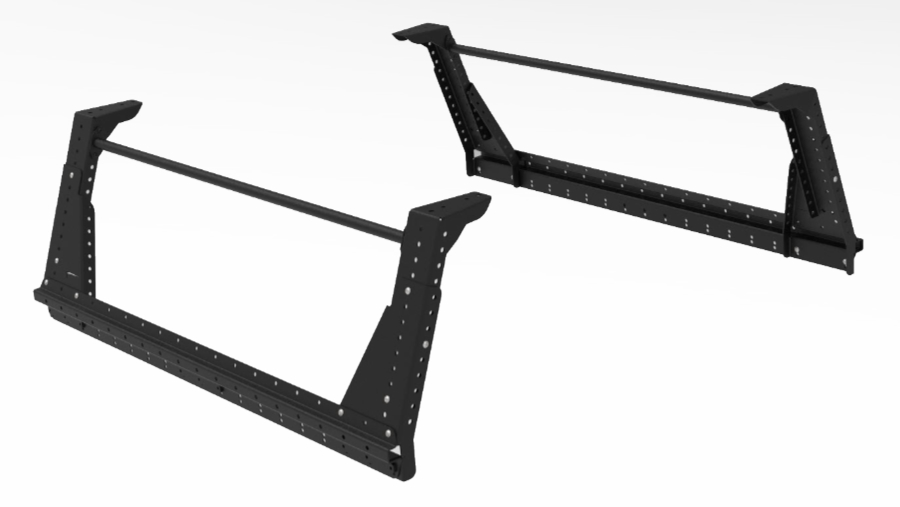 Muli-Rack Basisversion ''hoch'' DoubleCab, ohne Dachträger, inkl. Schraubensatz