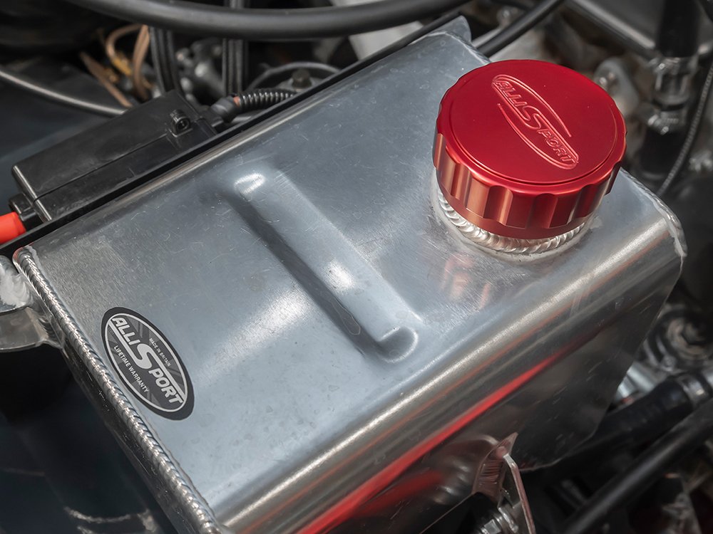 Britpart DA4953 AlliSport Aluminium-Deckel für den Ausgleichsbehälter von Land Rover Fahrzeugen.