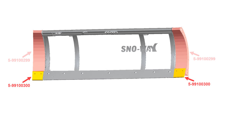 Kunststoffleiste 126mm (1Stk) für Schildverbreiterung 5-99100299 Kunststoffleiste 126mm (1Stk) für Schildverbreiterung 5-99100299