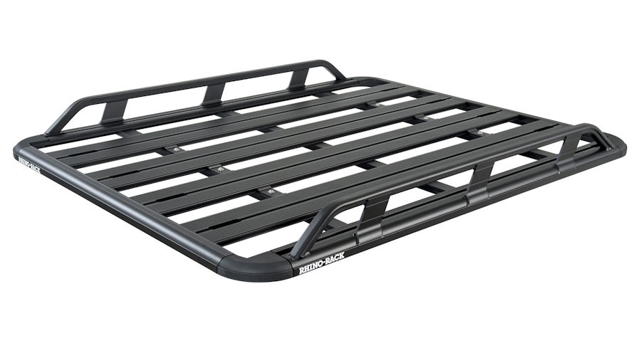 Rhino Rack Pioneer Tradie Gepäckplattf. Aluminium 1528 x 1236 mm, schwarz