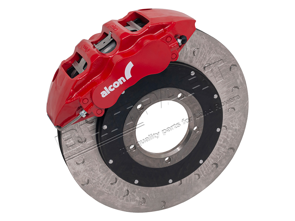 Alcon 18" Bremsanlage rot (6 Kolben) für vorne
