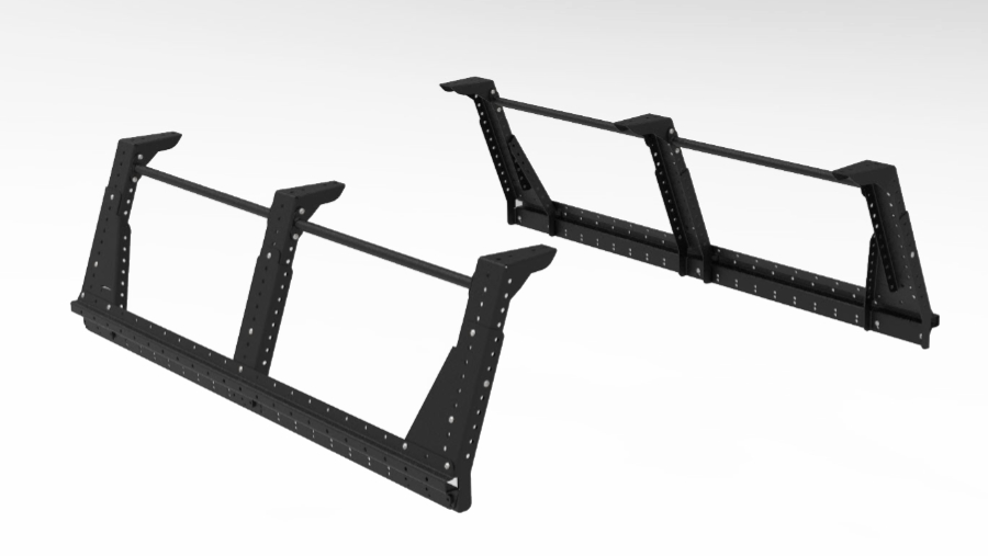 Muli-Rack Basisversion ''hoch'' XtraCab, ohne Dachträger, inkl. Schraubensatz