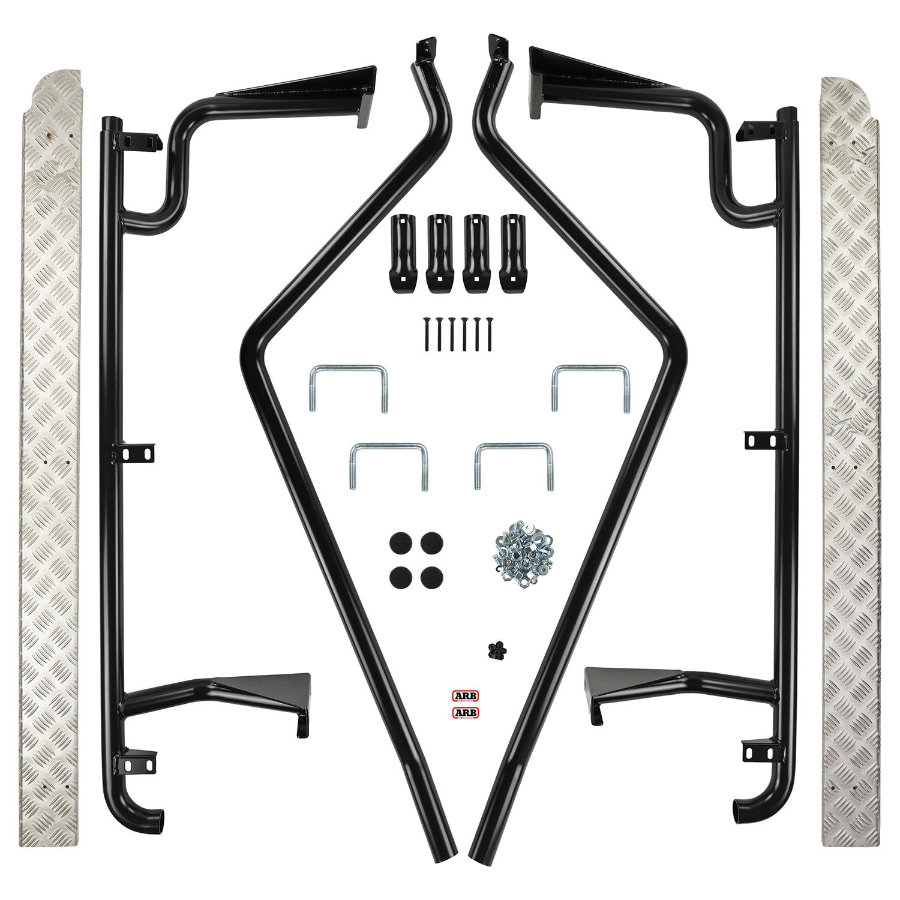 ARB-Side Rails & Steps Toyota LC60