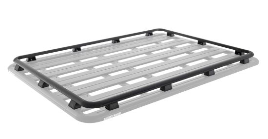 Rhino Rack Reling komplett für Pioneer Plattform 42103B, Aluminium, schwarz