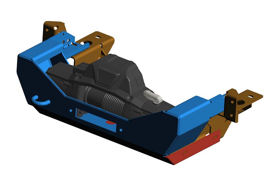 Seilwinden Set FUSO Canter 7,5t mit WARN ZEON XP 10 12V 4.535kg