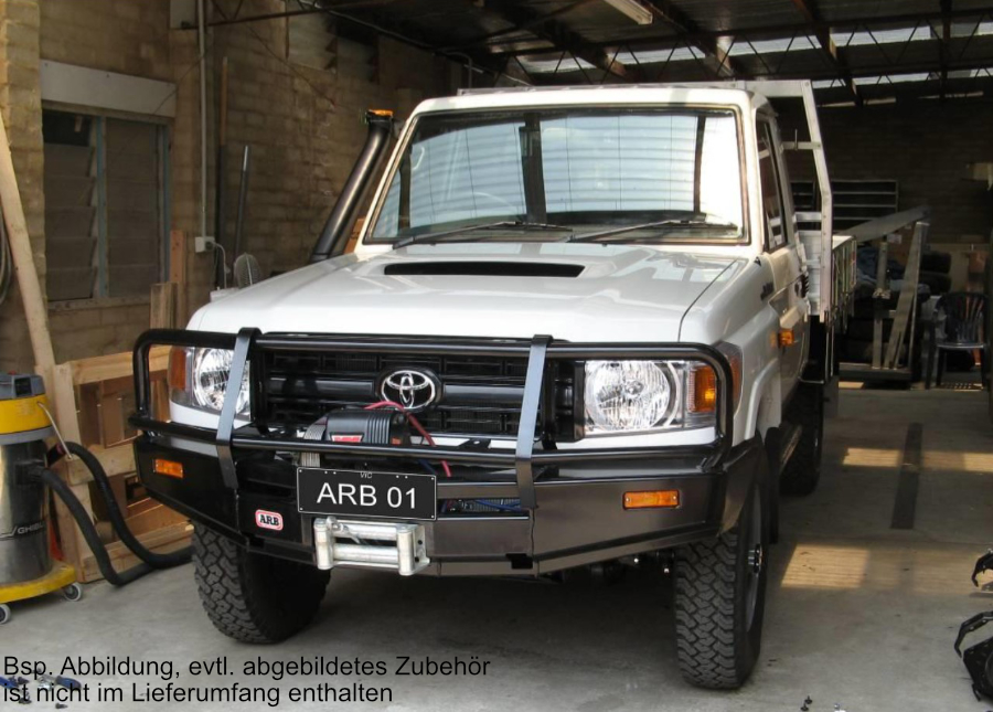 ARB-Windenstoßstange Toyota HZJ 7, o.KV, 07->, o.Scheinwerferausschn., m. Airbag