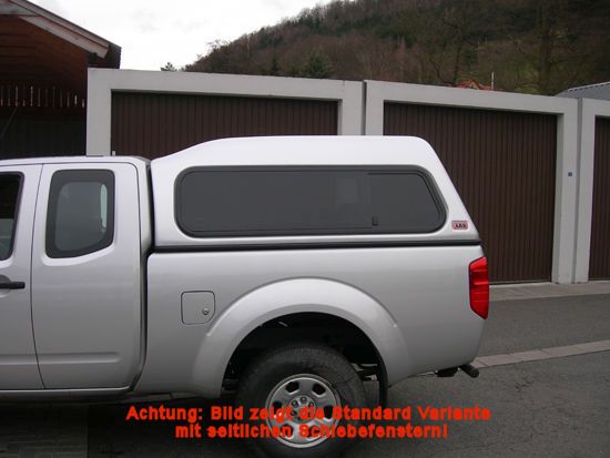 Basic Hardtop für Toyota Hilux ab `05 X-Cab hoch seitlich geschlossen