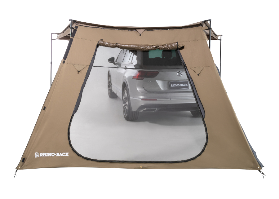 Rhino Rack Seitenteil (1) für Batwing Compact Markise, mit großer Öffnung