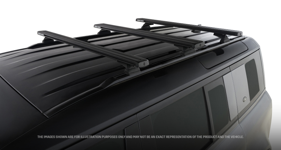 Rhino Rack Reconn Querträger 1260mm, (3) schwarz, Defender `20 serienm. Schienen