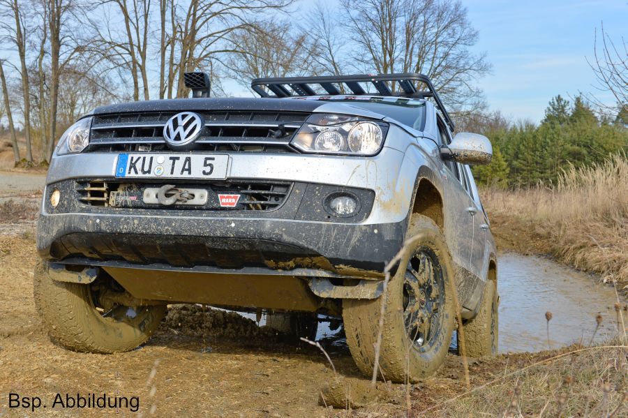 Seilwinden Set für VW AMAROK bis 2016 inkl. WARN ZEON XP 10 12V 4.535kg