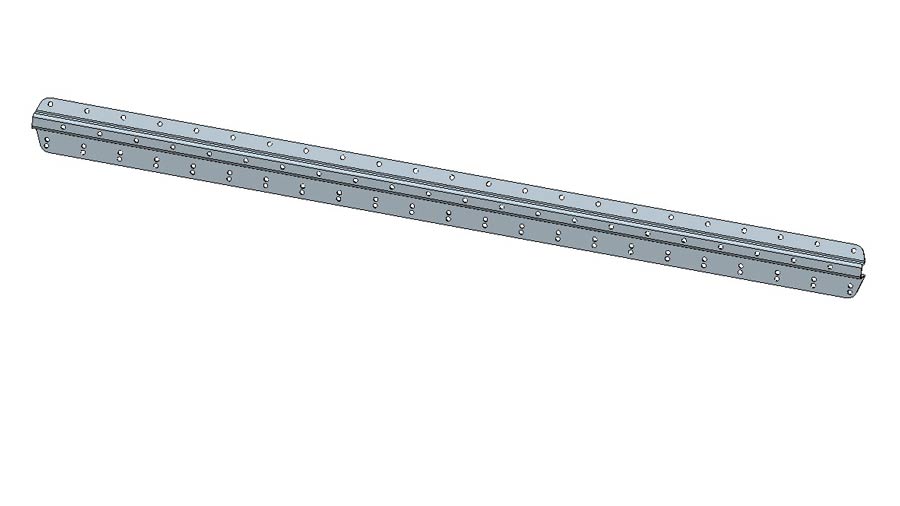 Muli-Rack Ersatzschiene X-traCab für 55-010, 1634mm (1Stk.)