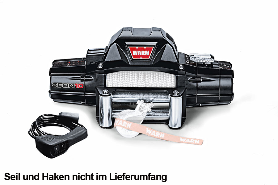 Seilwinde WARN ZEON 10 24V 4.500 kg Zugkraft, ohne Seil