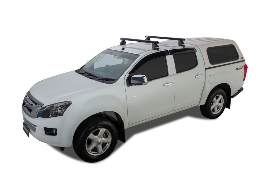 Rhino Rack 2500 HD Querträger (2) Isuzu DMAX `12-`12/2020, Doka, Klemmsystem
