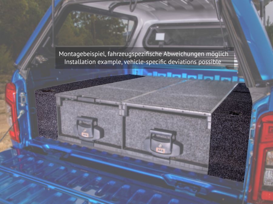 Abdeckung Outback Schublade seitlich Mitsubishi L200 Doppelkabine, 10/09 ->
