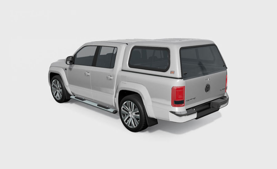 Standard Hardtop VW Amarok bis `23 DC flach, glatt, seitliche Schiebefenster
