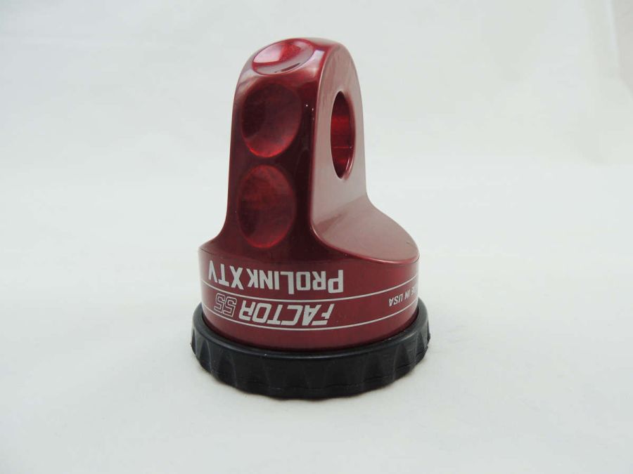 ''FACTOR 55'' PROLINK XTV (ATV and UTV) WINCH SHACKLE MOUNT, RED