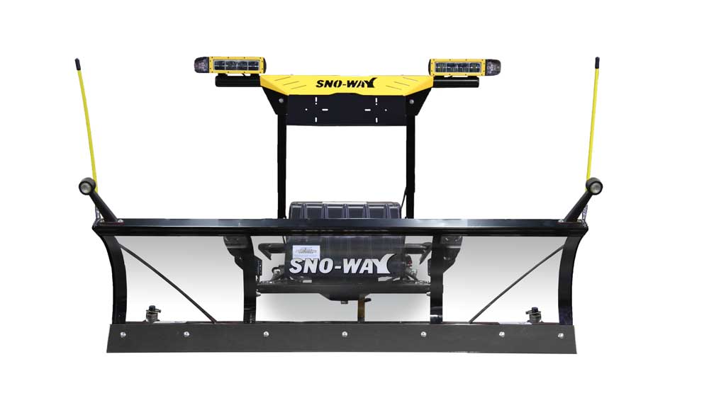 SNO-WAY Schneepflug Serie 22-2, 183x55cm mit Niveauausgleich & E.S.S System