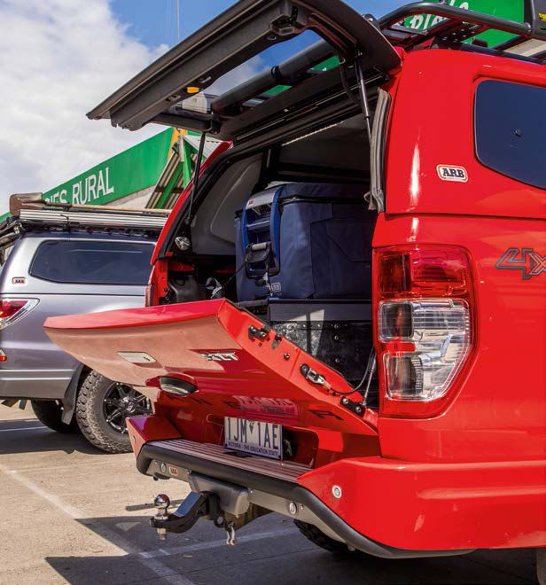 ARB Heckklappen Assistent VW Amarok `10 bis `23, mit OE Drehstabfeder