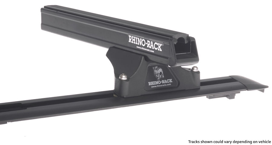 Rhino Rack HD Querträger 1375mm, (2) Nissan D40 Doka, inkl. Schienen+RLTP