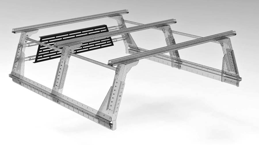 Muli-Rack Ladeschutzgitter Heckscheibe, nur mit 2x 55-01-0150 verwendbar