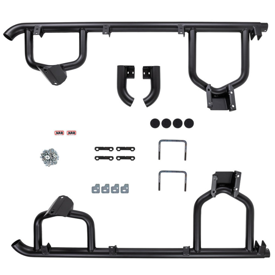 ARB Summit Protection Step Toyota 78 Series `07-`23, 60,3mm, mattschwarz