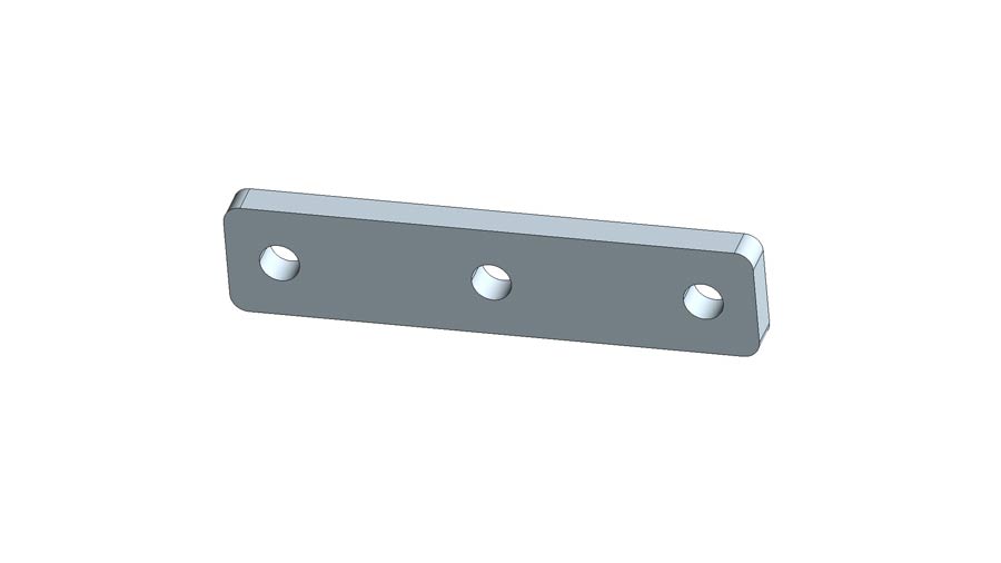 Muli-Rack Ersatz Gewindeplatte 1, M8, für 55-010, 55-030 & 55-040
