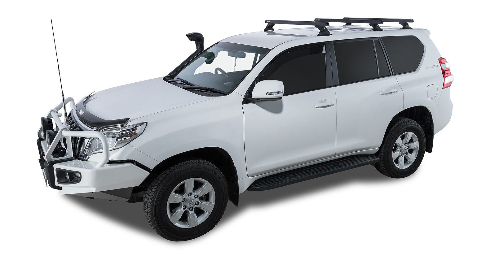 Rhino Rack HD Querträger 1250mm, (3) Toyota J150 alle, inkl. RCP23-BK+RCH6