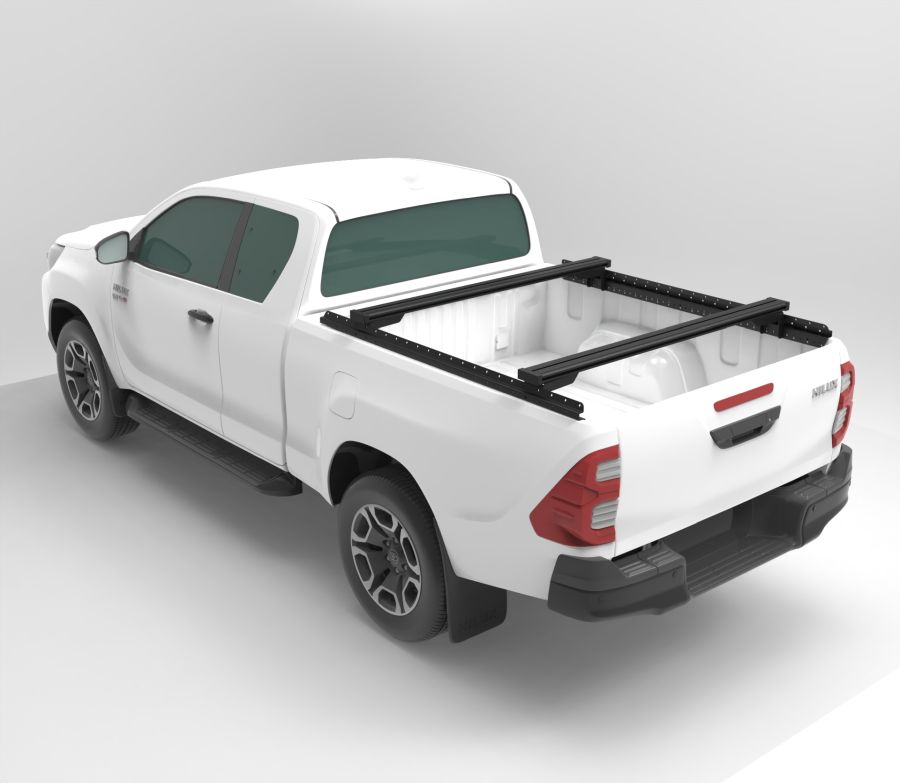 Muli-Rack System ''flach'' XtraCab, inkl. 2 Rhino Rack Reconn Querträger