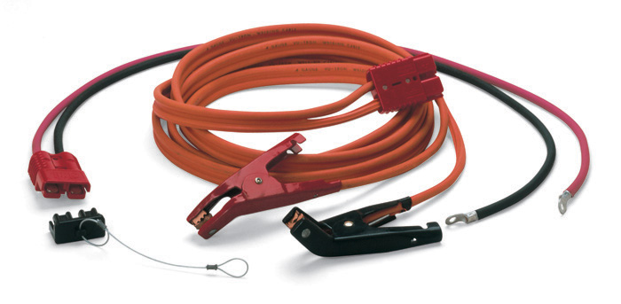 WARN Booster-Kabel 5+1 m, mit Batterie- klemmen + 175A Stecker (Starthilfekabel)