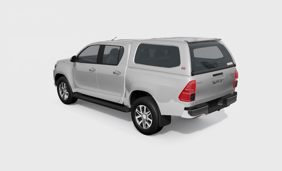 ARB Ascent Hardtop, Toyota Hilux Revo, Doka, seitl. Klappfenster, Xirallic